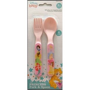 Disney Baby ( Princesses )  Fork + Spoon set